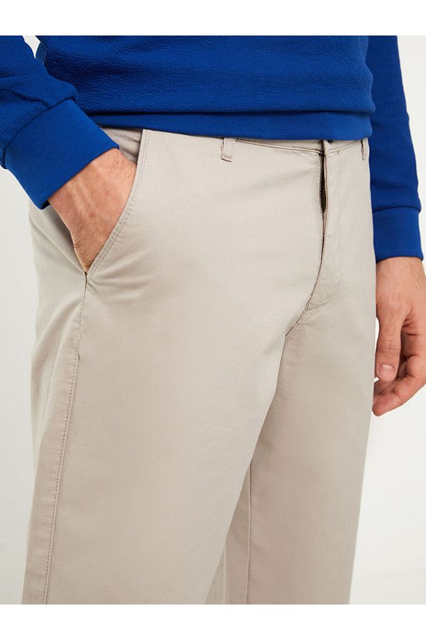 LCWAIKIKI Basic Standart Kalıp Gabardin Erkek Bermuda Şort - 2