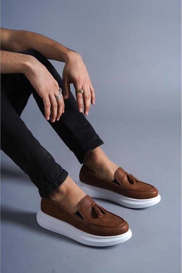 Günlük Spor Klasik Ayakkabı 818 Taba - 2