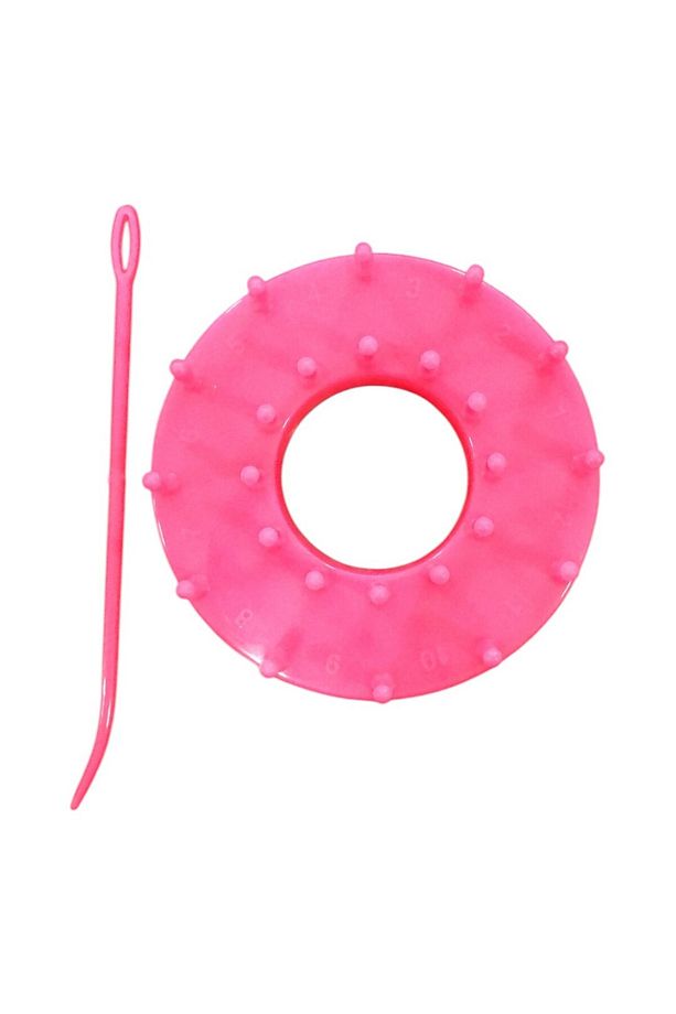 Plastik Motif Aparatı - Kare ve Yuvarlak Şekil Seçenekleri ile Örgü ve Motif Yapımı - 1