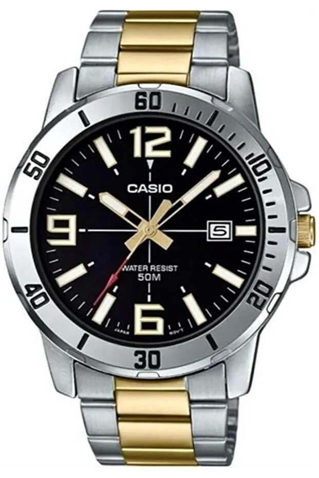 Gold Silver Color Men's Wristwatch