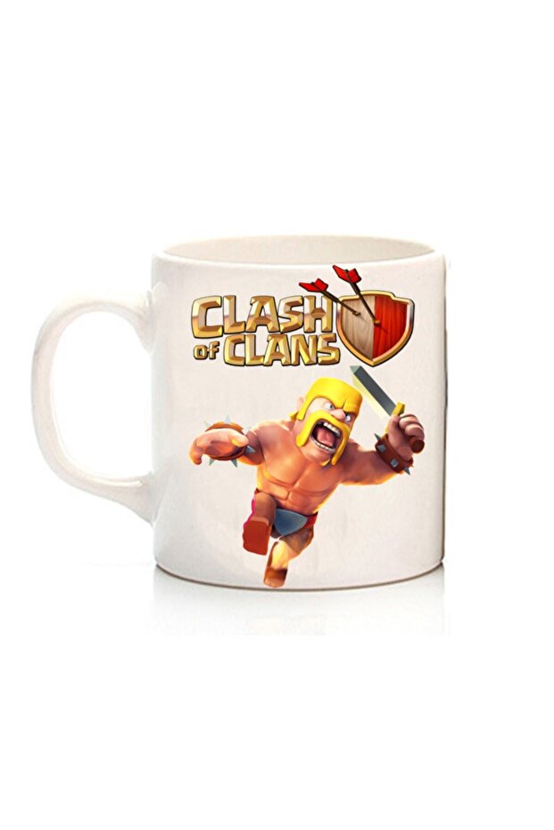 كوب مطبوع على الجانبين من Clash Of Clans