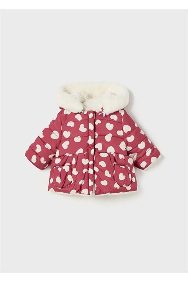 Newborn Girl Double-Sided Plush Coats