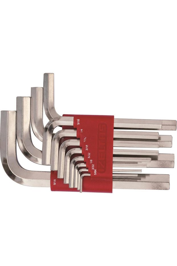 Allen Allen Key Set Six 6 Corner Sae 12 Li