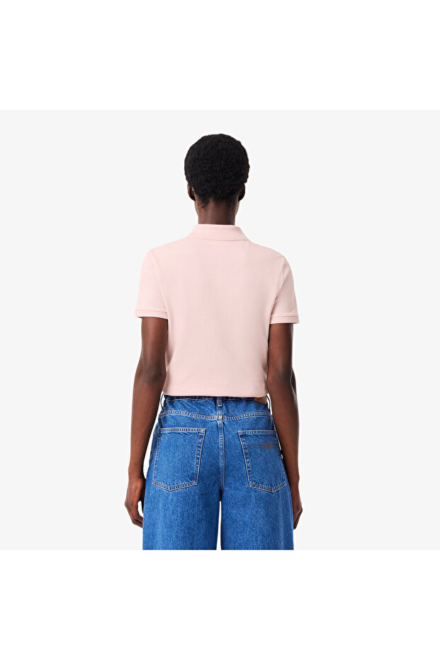 L.12.D Kadın Slim Fit Pembe Polo - 3