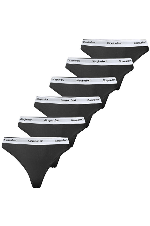 Lycra 6-Piece Box Premium Slip Panties with Writing, Suitable for Daily Use Gloria