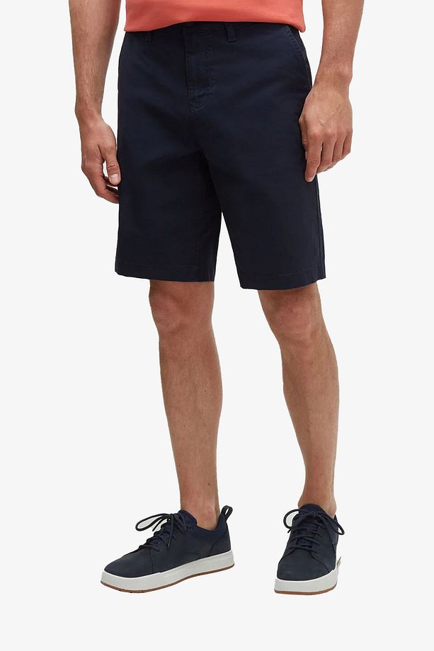 Claremont Poplin Chino  Erkek Lacivert Şort TB0A5U2K4331 - 1