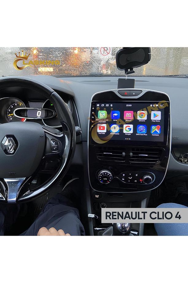 RENAULT CLİO 4 ANDROİD MULTİMEDİA 4GB RAM 64GB HAFIZA ANDROİD MULTİMEDİA CARPLAY/ANDROİD AUTO - 1
