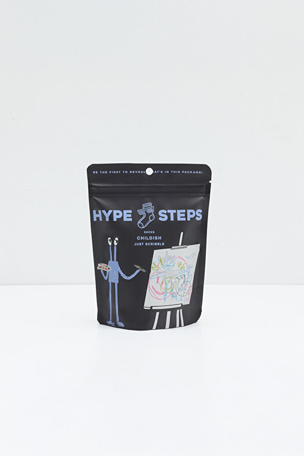 Just Scribble - جوارب بنمط رسم - 4