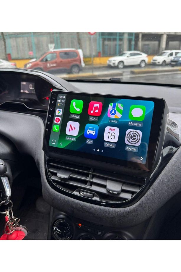 PEUGEOT 208-2008 9" 2+32 ANDROİD APPLE CARPLAY ANDROİD AUTO MULTİMEDİA TEYP - 1