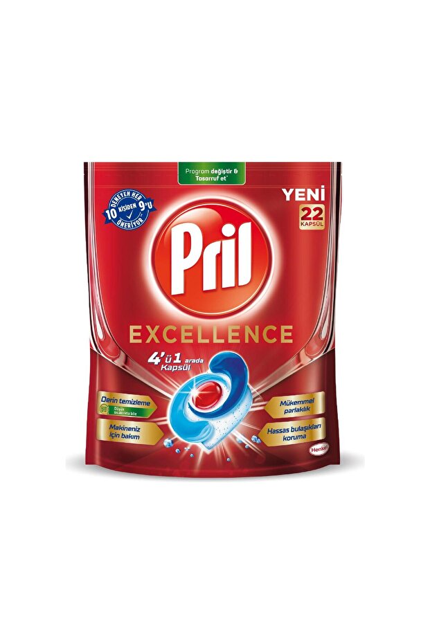 Excellence Bulaşık Makinesi Deterjanı 22 Kapsül - 1