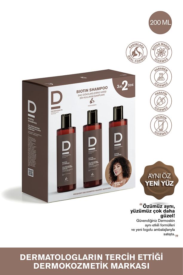 Biotin Kadın Şampuan 200ml 3 Al 2 Öde - 1