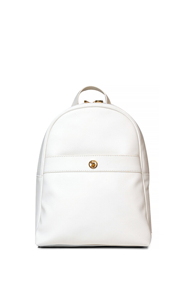 White Women's Backpack Us25121
