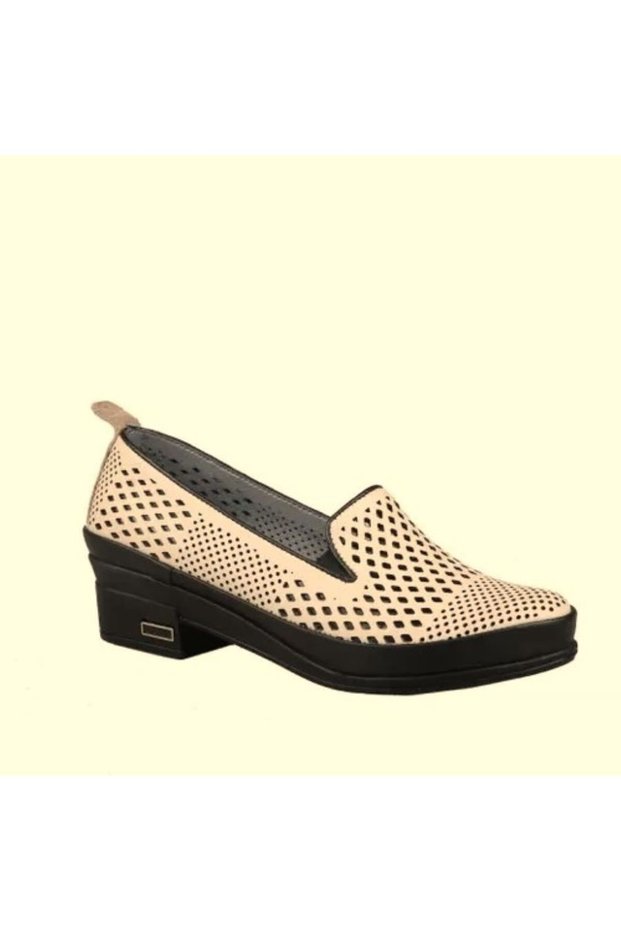 Castle&Black Ac 024554 Genuine Leather Flexible Soft Sole Heeled Ballets