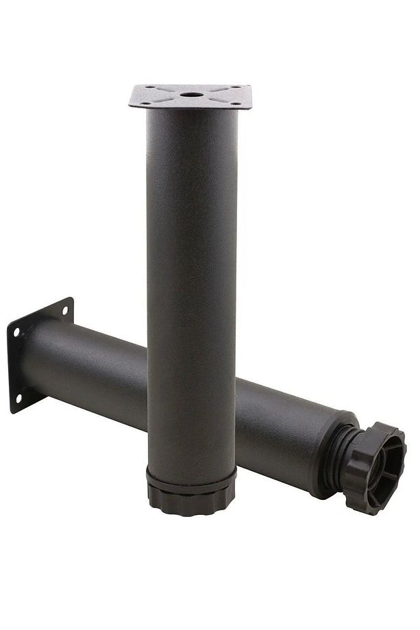 Bro Ayarlanabilir Mobilya Kanepe Koltuk Metal Destek Yükseltici Ayağı 20 Cm Siyah Metal Ayak 4 Adet. - 3