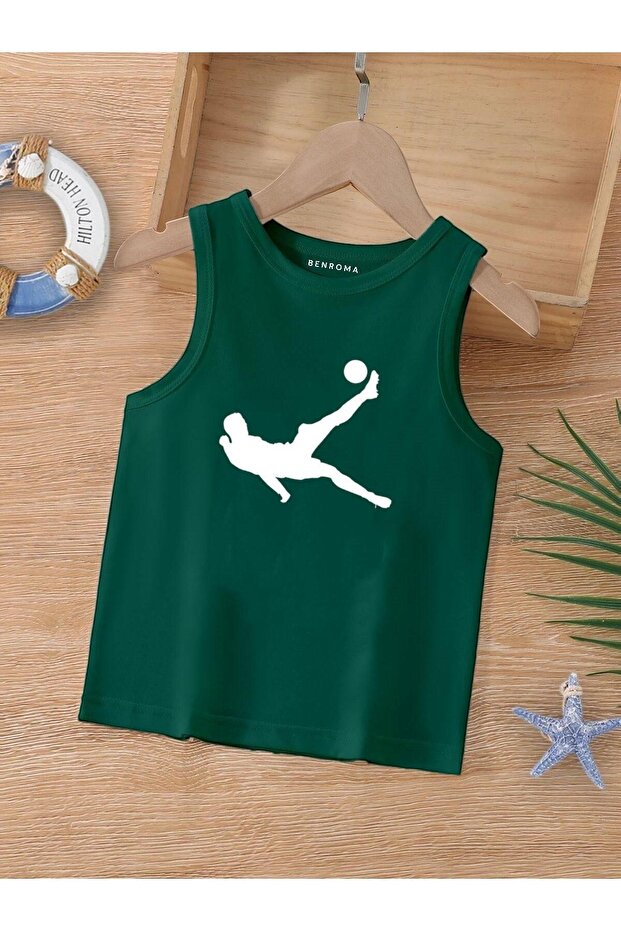 Cartoon Character Printed Sleeveless Children's T-Shirt