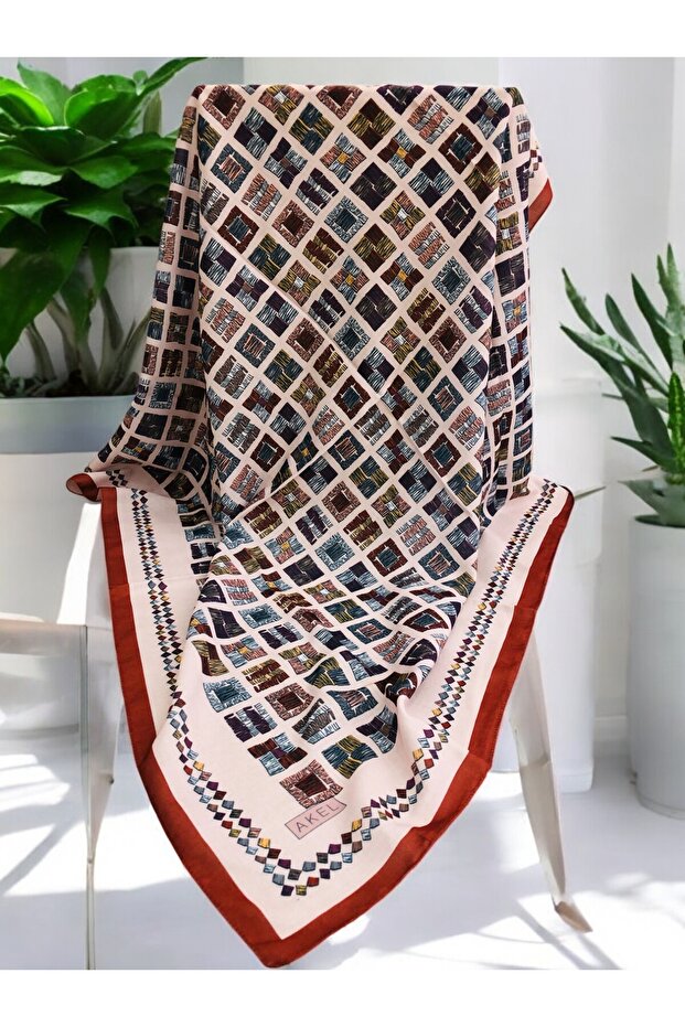 Dİgital Soft Eşarp Desen-1 - 1