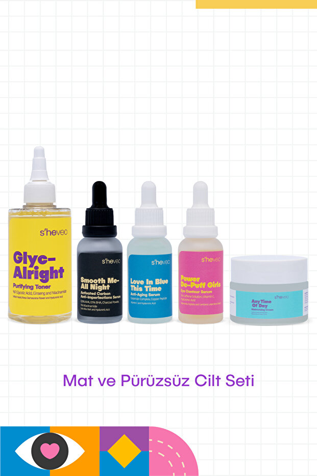 Mat ve Pürüzsüz Cilt Seti - 1