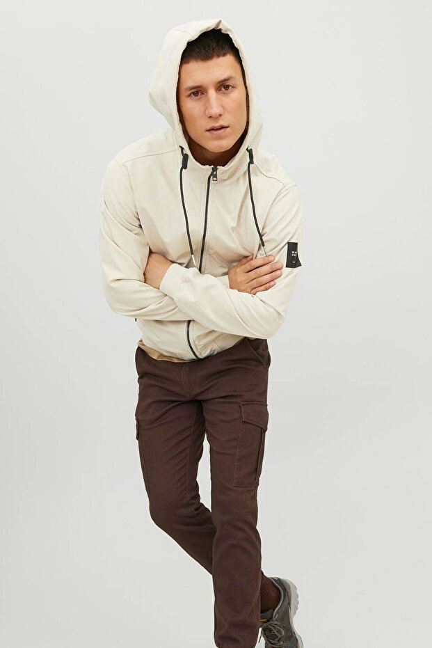 Erkek Kapüşonlu Ceket - Basic - 7