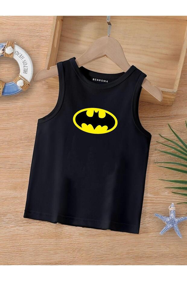 Cartoon Character Printed Sleeveless Children's T-Shirt