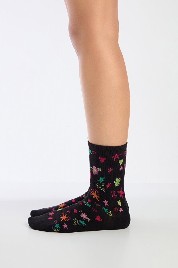 Tiny Things - Drawing Pattern Socks - 3