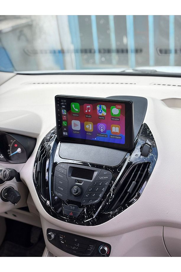 FORD COURİER 10.1" 2+32 ANDROİD APPLE CARPLAY ANDROİD AUTO MULTİMEDİA TEYP (TİTANYUMN PAKET) - 2