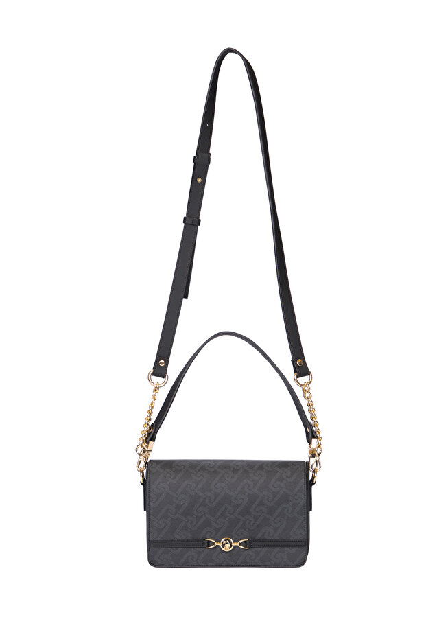 Women's Black Messenger Bag - Us25102