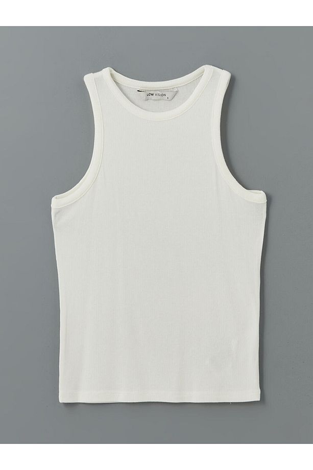 LCW Vision Ekru Halter Yaka Kadın Atlet - 1