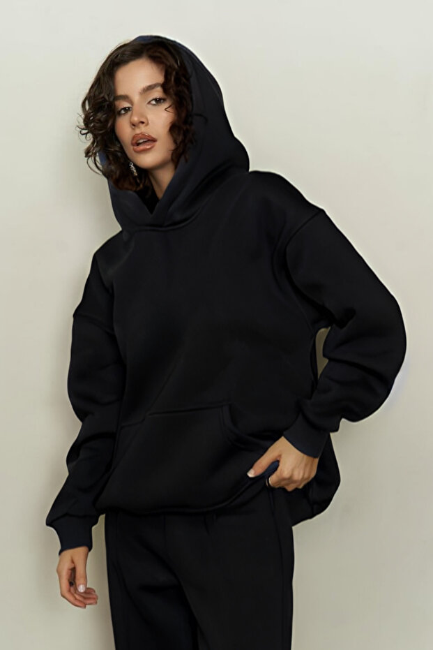 Women's 3 Thread Wide Fit Thick Sweatshirt