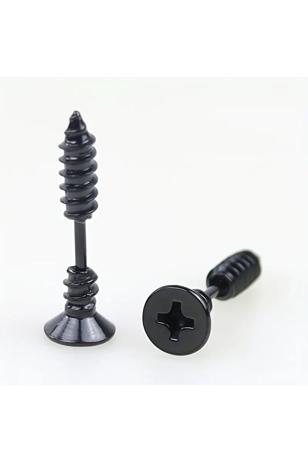 Paslanmaz Çelik Vida Küpe - 3