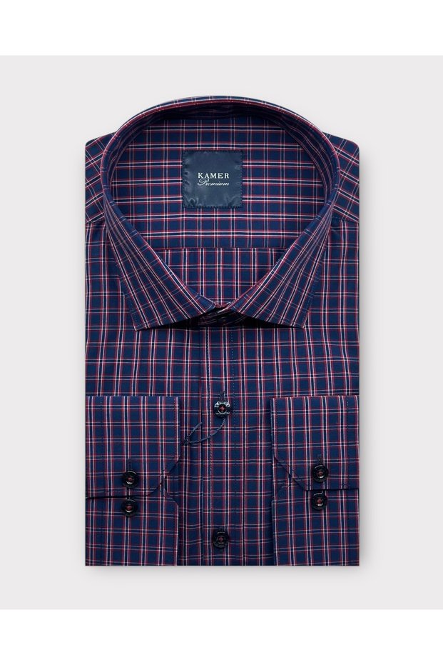Men's Regular Fit Multicolor Shirt 3506R