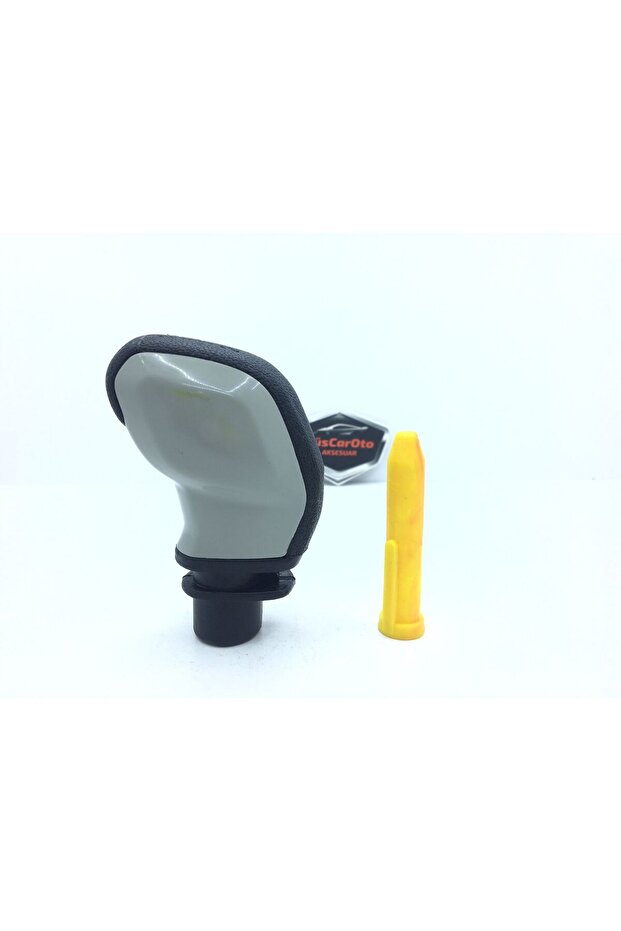 Grey Universal Sport Look Gear Shift Knob - with All Vehicle Compatible Apparatus