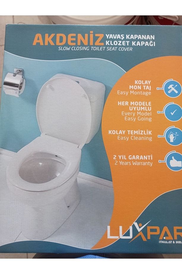 Klozet kapağı,Akdeniz tipi yavaş kapanan yuvarlak tıp kız par klozet kapaği - 1