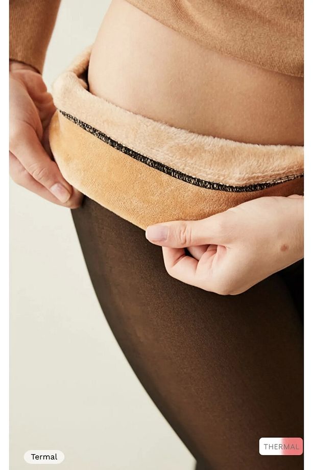 Thin Looking Thermal Tayt Çorap Siyah L-xl - 3