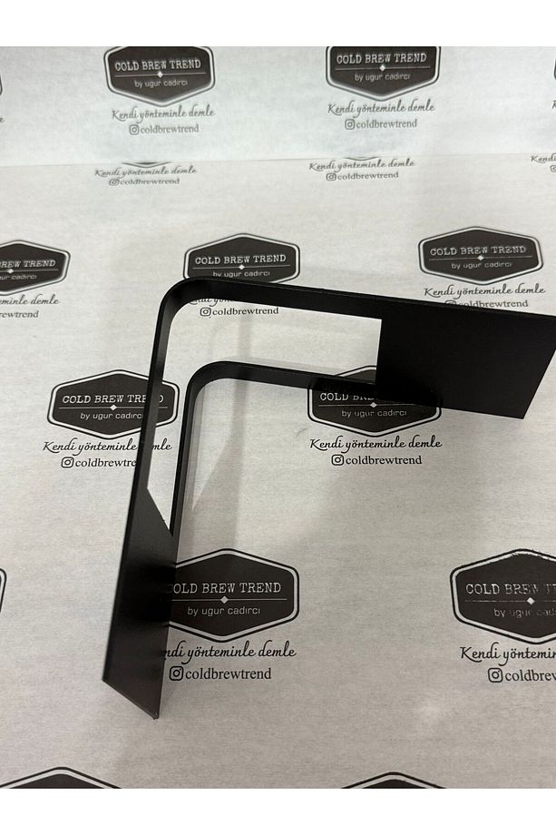 Metal Filtre Kahve Kağıdı Tutucu Stand Aparatı - V60 Filtre Kağıt Standı - 4