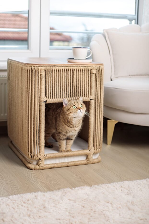 Jüt Kedi Evi Sehpa - 1