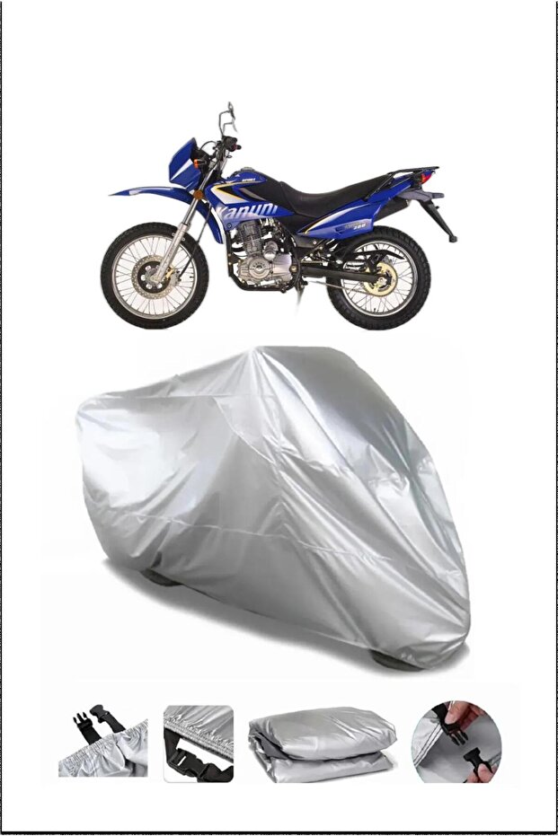 Kanuni Enduro200 Gray Waterproof Quality Motorcycle Cover