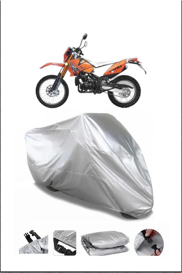 Yuki Yk250Gy-7Izci Gray Waterproof Quality Motorcycle Cover