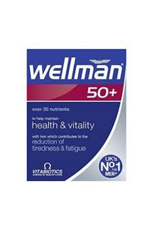Sibirya Ginsengi, Biotin, D Vitamini, B Complex İçeren 50 Yaş Üzeri Erkek Sağlığı Vitamini 30 Tablet - 1