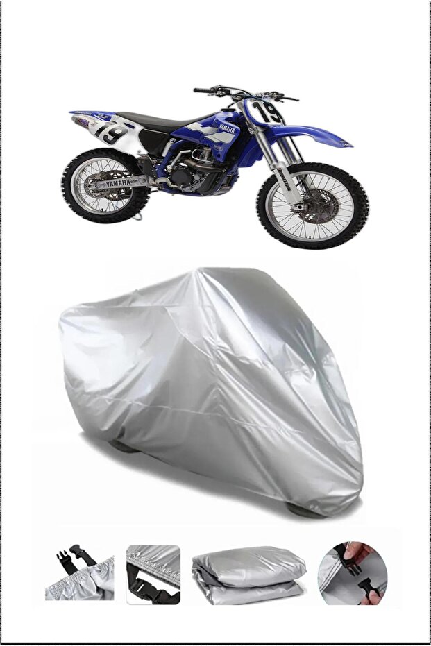 Yamaha Yz400F Gray Waterproof Quality Motorcycle Cover