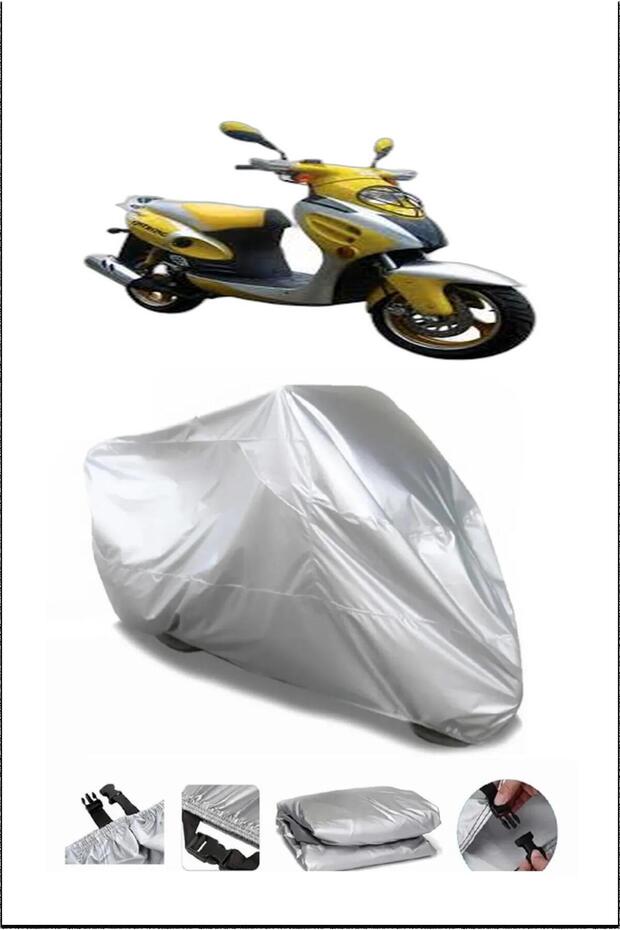 غطاء دراجة نارية Mondial 150RR رمادي عالي الجودة مقاوم للماء