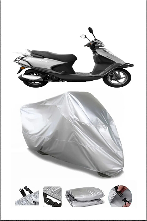 Yuki Active125 Gray Waterproof Quality Motorcycle Cover