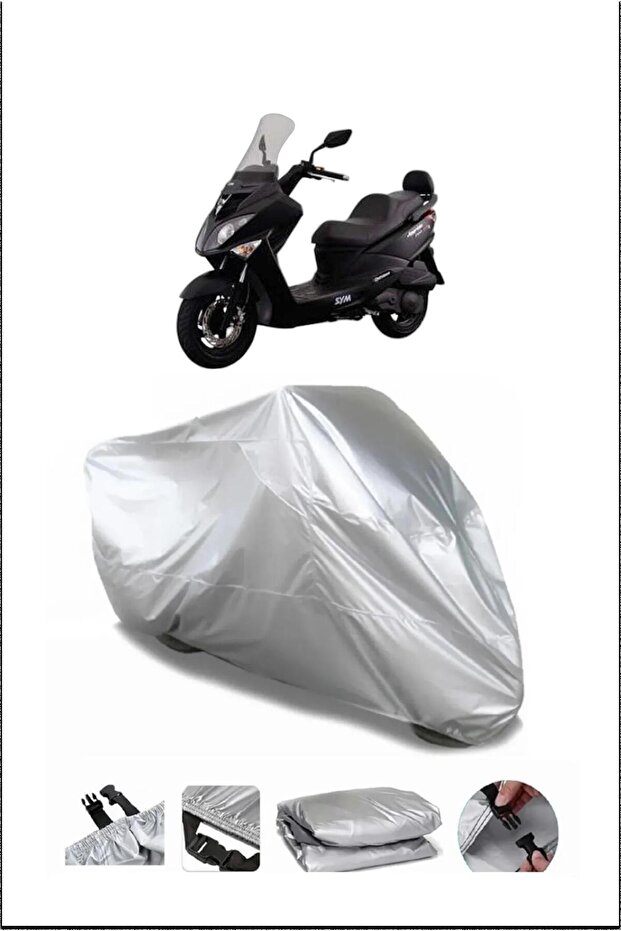 Sym Joyrideevo200I Gray Waterproof Quality Motorcycle Cover