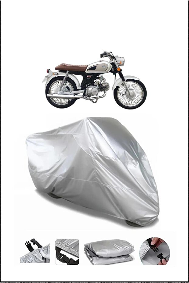 Kuba Rx950 Gray Waterproof Quality Motorcycle Cover