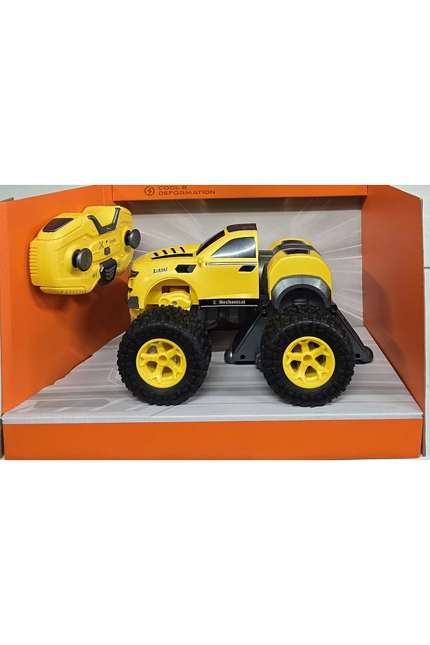 Oyuncak Transformers  Bumblebee Uzaktan Kumandalı Robot Olan Sesli Şarjlı Araba Jeep Drift - 4