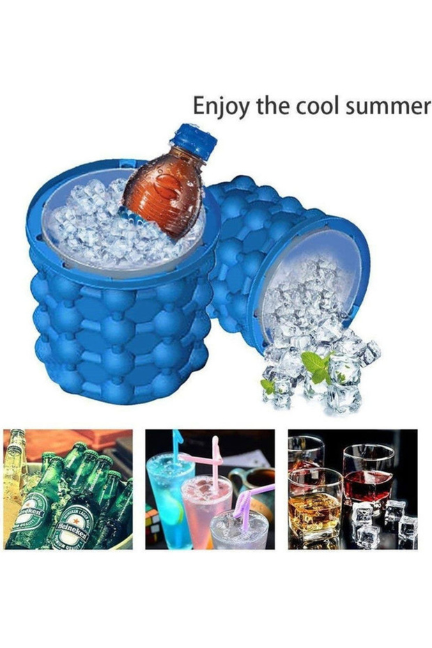 Silicone Ice Cube Maker | The Innovation Space Saving Ice Cube Maker | Bucket Revolutionary Space - 5