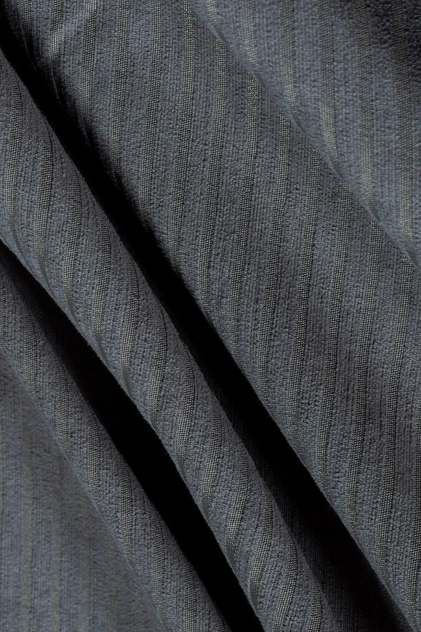 Şönil Fitilli Minimal Tekli Koltuk Örtüsü 110x175 Cm,2 Adet Çift Taraflı, Kaymaz, Terletmez Gri - 3