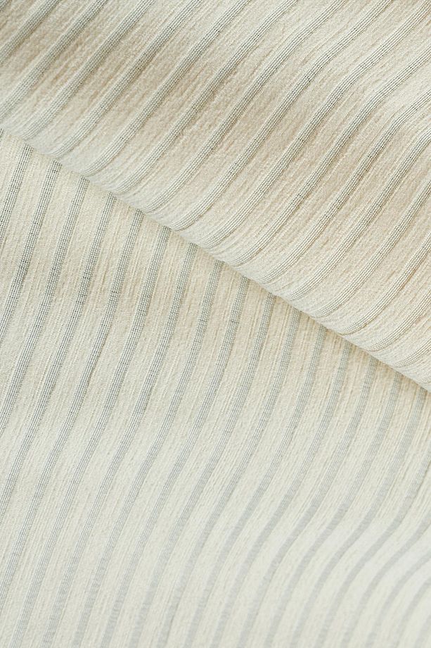Şönil Fitilli Minimal Tekli Koltuk Örtüsü 110x175 Cm,2 Adet Çift Taraflı, Kaymaz, Terletmez Ekru - 3