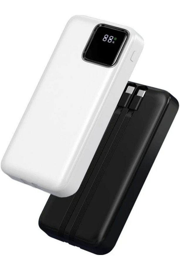 Kendinden Kablolu 22.5 W Ultra Hızlı Ve Güçlü Powerbank 20.000 Mah Typc-e Ve Lightning Kablolu Pd - 3