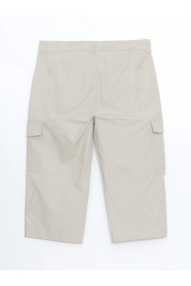 LCWAIKIKI Classic Standart Kalıp Gabardin Erkek Roller Şort - 6