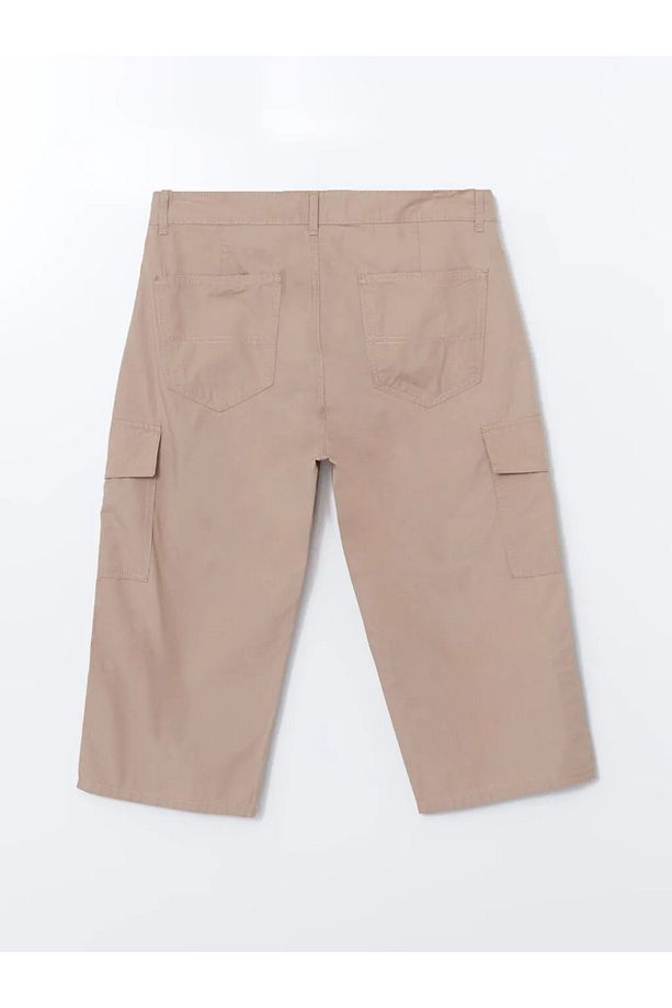 LCWAIKIKI Classic Standart Kalıp Gabardin Erkek Roller Şort - 2